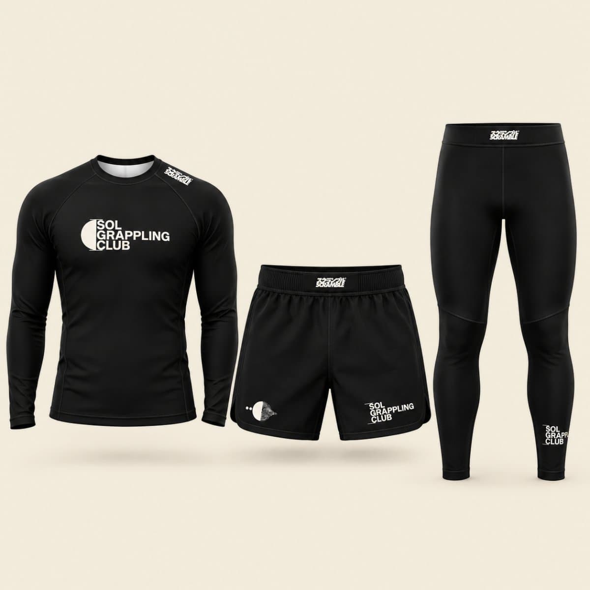 SOL GRAPPLING CLUB X SCRAMBLE NO GI SET- UNISEX